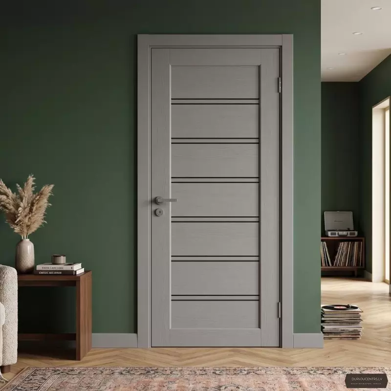Durvis Dominica BLK Šellgrey PP Premium