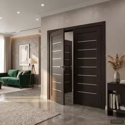 Divviru durvis Belfast Venge NEW PVC Deluxe