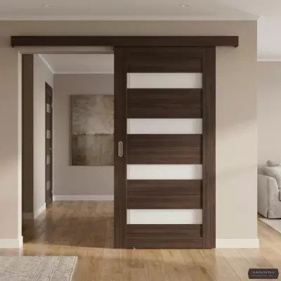 Bīdāmās iekšdurvis Sempra 02 Venge PVC