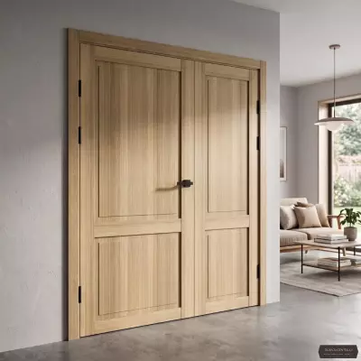 Divviru durvis Golda Zelts ozols PVC Deluxe