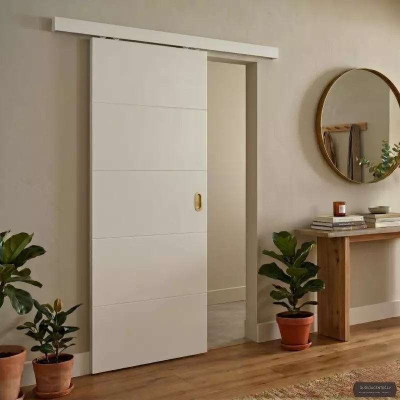 Durvis City line (NEO CLASSIC) Balta emalja