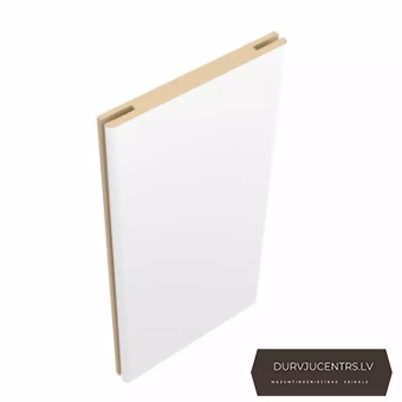 Durvju portālu komplekts teleskopiskais MDF Balts matēts PP DNL